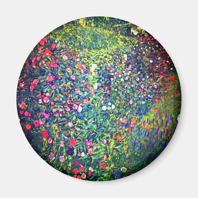 Gustav Klimt Italian Garden Magnet (Front)
