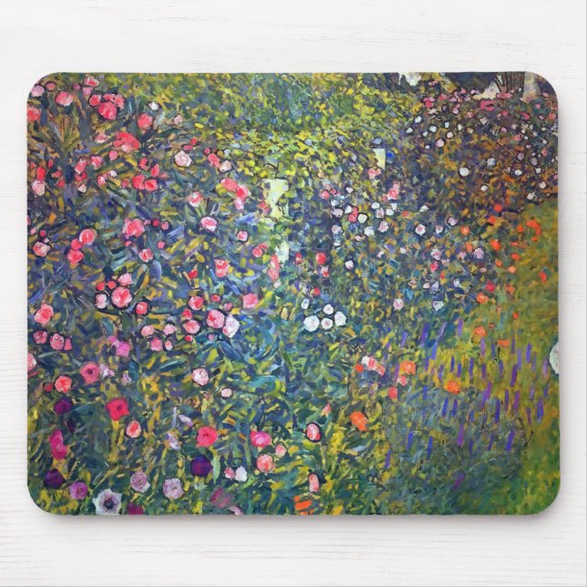 Gustav Klimt Italian Garden Mouse Pad (Front)