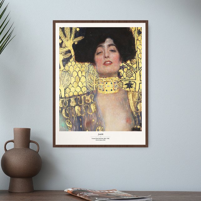 Gustav Klimt Judith Art Exhibition Poster Print (Creator Uploaded)