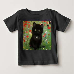 Gustav Klimt Kitten Baby T-Shirt
