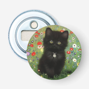 Gustav Klimt Kitten Bottle Opener