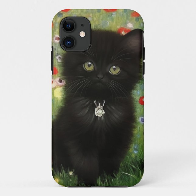 Gustav Klimt Kitten Case-Mate iPhone Case (Back)