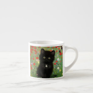Gustav Klimt Kitten Espresso Cup