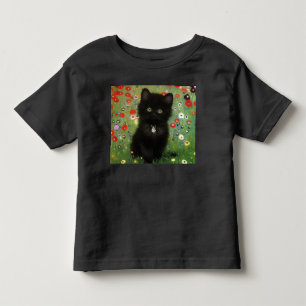 Gustav Klimt Kitten Toddler T-Shirt