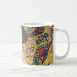 Gustav Klimt Lady with a Fan  Art Nouveau Coffee Mug