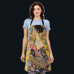 Gustav Klimt - Lady with Fan Apron<br><div class="desc">Lady with Fan - Gustav Klimt,  Oil on Canvas,  1917-1918</div>