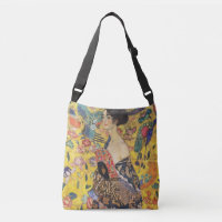 Gustav Klimt Lady With Fan Art Nouveau Painting