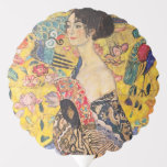 Gustav Klimt - Lady with Fan Balloon<br><div class="desc">Lady with Fan - Gustav Klimt,  Oil on Canvas,  1917-1918</div>