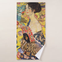 Gustav Klimt Lady With Fan