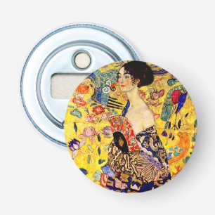 Gustav Klimt Lady with Fan Bottle Opener