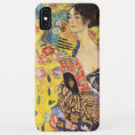 Gustav Klimt Lady With Fan iPhone XS Max Case<br><div class="desc">Gustav Klimt Lady With Fan Phone Case</div>