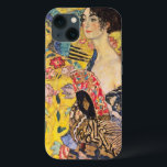 Gustav Klimt - Lady with Fan iPhone 13 Case<br><div class="desc">Lady with Fan - Gustav Klimt,  Oil on Canvas,  1917-1918</div>