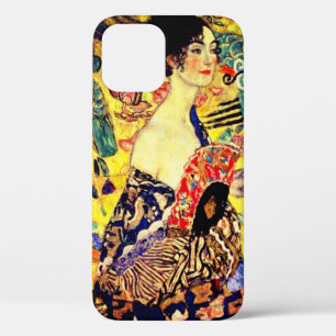 Gustav Klimt Lady with Fan iPhone 12 Case