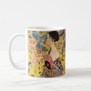 Gustav Klimt - Lady with Fan Coffee Mug