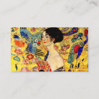 Gustav Klimt Lady with Fan
