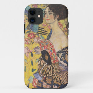Gustav Klimt Lady With Fan iPhone Case