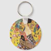 Gustav Klimt Lady With Fan
