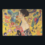 Gustav Klimt - Lady with Fan Laminated Place Mat<br><div class="desc">Lady with Fan - Gustav Klimt,  Oil on Canvas,  1917-1918</div>