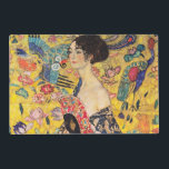 Gustav Klimt - Lady with Fan Laminated Place Mat<br><div class="desc">Lady with Fan - Gustav Klimt,  Oil on Canvas,  1917-1918</div>