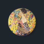 Gustav Klimt Lady With Fan Magnet<br><div class="desc">Gustav Klimt Lady With Fan Magnet</div>