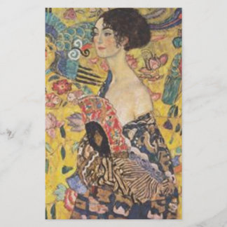 Gustav Klimt - Lady With Fan Painting