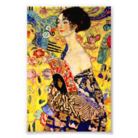 Gustav Klimt Lady with Fan