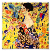 Gustav Klimt Lady with Fan