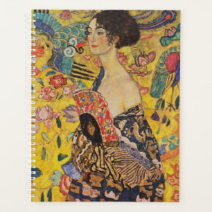 Gustav Klimt - Lady With Fan Planner