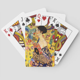 Gustav Klimt Lady with Fan Playing Cards