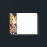 Gustav Klimt Lady with Fan Post-it Notes<br><div class="desc">Post-it Notes featuring Gustav Klimt’s oil painting Lady with Fan (1918). A woman wearing a blue kimono holds a red fan against a colourful yellow background of flowers and peacocks. A great gift for fans of Japonisme and European art.</div>