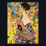 Gustav Klimt Lady With Fan Poster<br><div class="desc">Gustav Klimt Lady With Fan Poster</div>