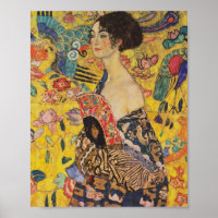Gustav Klimt - Lady With Fan