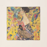 Gustav Klimt - Lady with Fan Scarf<br><div class="desc">Lady with Fan - Gustav Klimt,  Oil on Canvas,  1917-1918</div>