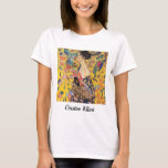 Gustav Klimt - Lady with Fan T-Shirt<br><div class="desc">Lady with Fan - Gustav Klimt,  Oil on Canvas,  1917-1918</div>