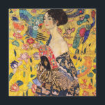 Gustav Klimt - Lady with Fan Thank You Card<br><div class="desc">Lady with Fan - Gustav Klimt,  Oil on Canvas,  1917-1918</div>