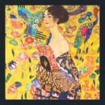 Gustav Klimt Lady With Fan vintage art nouveau Poster<br><div class="desc">Gustav Klimt Lady With Fan vintage art nouveau</div>
