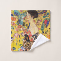 Gustav Klimt Lady With Fan