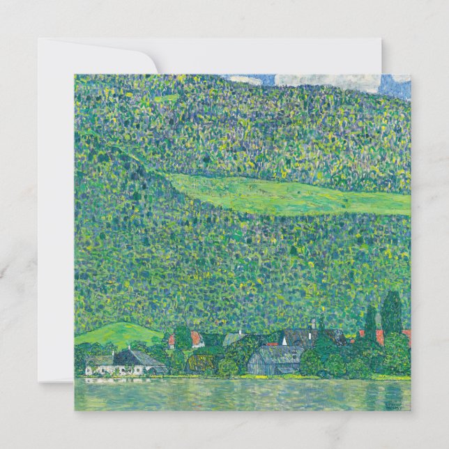 Gustav Klimt - Litzlberg am Attersee Invitation (Front)