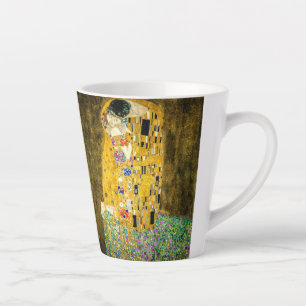 Gustav Klimt Love & Kiss / Valentine's Day Custom Latte Mug