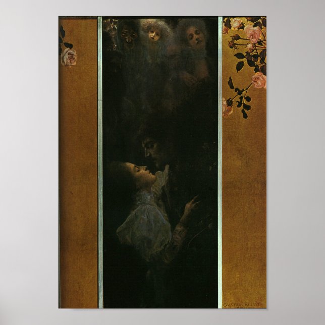 Gustav Klimt Love Poster (Front)