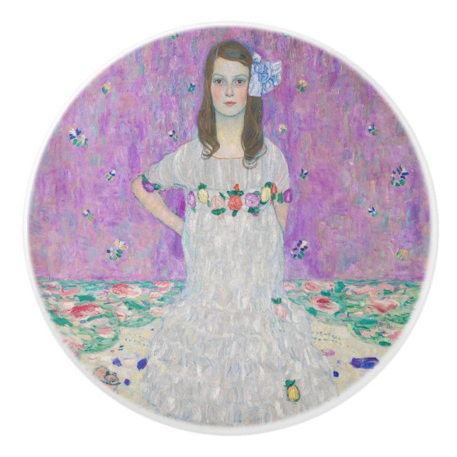 Gustav Klimt - Mada Primavesi Ceramic Knob (Front)