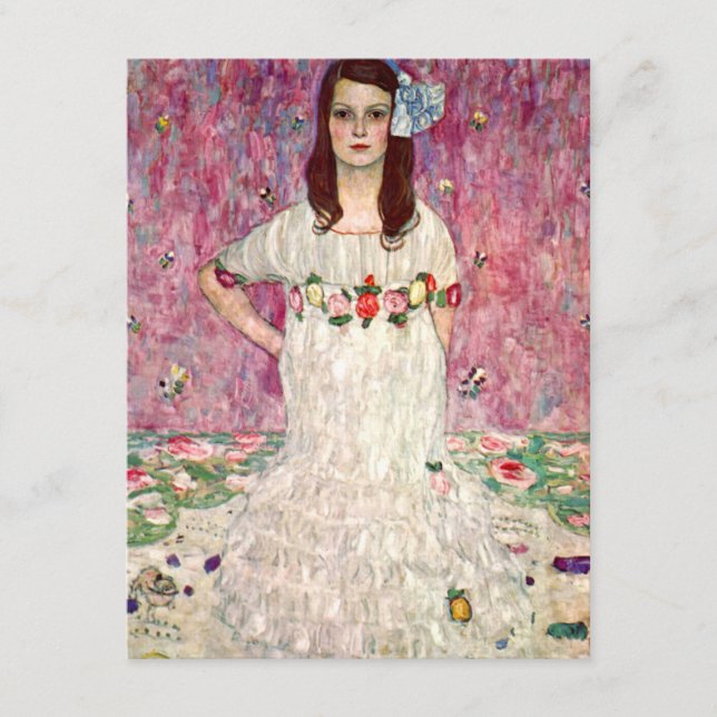 Gustav Klimt Mada Primavesi Enclosure Card (Front)