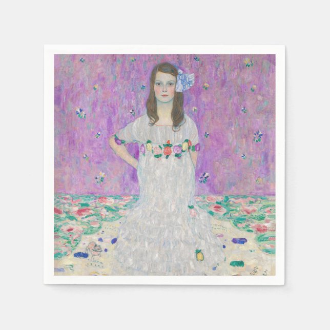 Gustav Klimt - Mada Primavesi Napkin (Front)