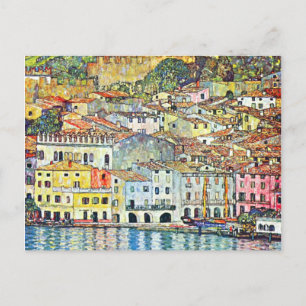 Gustav Klimt Malcena At The Gardasee Postcard