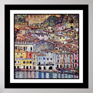 Gustav Klimt - Malcesine at Lake Garda Italy Poster