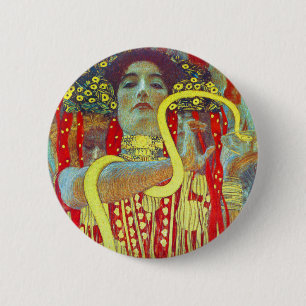 Gustav Klimt Medicine II 6 Cm Round Badge