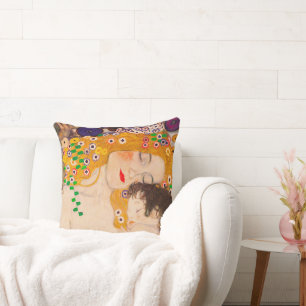 Gustav Klimt - Mother and Child  Cushion