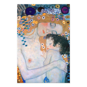 Gustav Klimt - Mother and Child Photo Print