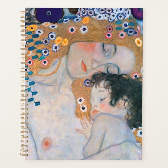 Gustav Klimt - Mother and Child Planner (Front)