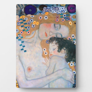 Gustav Klimt - Mother and Child Plaque
